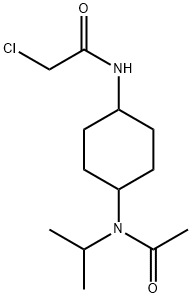 N-[4-(Acetyl-isopropyl-aMino)-cyclohexyl]-2-chloro-acetaMide Struktur