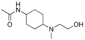 N-{4-[(2-Hydroxy-ethyl)-Methyl-aMino]-cyclohexyl}-acetaMide Struktur