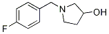 1-(4-fluorobenzyl)pyrrolidin-3-ol Struktur