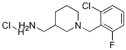 [1-(2-Chloro-6-fluoro-benzyl)-piperidin-3-yl]-methyl-amine hydrochloride Struktur