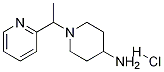 1-(1-(pyridin-2-yl)ethyl)piperidin-4-amine hydrochloride Struktur