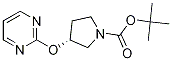 (R)-3-(Pyrimidin-2-yloxy)-pyrrolidine-1-carboxylic acid tert-butyl ester Struktur