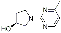 (S)-1-(4-Methyl-pyrimidin-2-yl)-pyrrolidin-3-ol Struktur