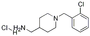 C-[1-(2-Chloro-benzyl)-piperidin-4-yl]-methylamine hydrochloride Struktur