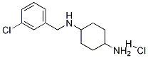 N-(3-Chloro-benzyl)-cyclohexane-1,4-diamine hydrochloride Struktur