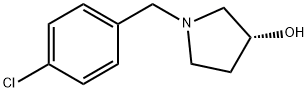 (R)-1-(4-Chloro-benzyl)-pyrrolidin-3-ol Struktur