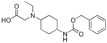 (1R,4R)-[(4-BenzyloxycarbonylaMino-cyclohexyl)-ethyl-aMino]-acetic acid Struktur