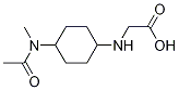 (1R,4R)-[4-(Acetyl-Methyl-aMino)-cyclohexylaMino]-acetic acid Struktur