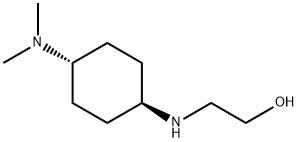 (1R,4R)-2-(4-DiMethylaMino-cyclohexylaMino)-ethanol Struktur