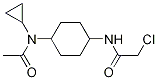 (1R,4R)-N-[4-(Acetyl-cyclopropyl-aMino)-cyclohexyl]-2-chloro-acetaMide Struktur