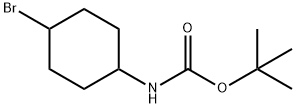 (4-BroMo-cyclohexyl)-carbaMic acid tert-butyl ester Struktur