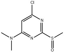 (6-Chloro-2-Methanesulfinyl-pyriMidin-4-yl)-diMethyl-aMine Struktur