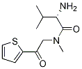 (S)-2-AMino-3,N-diMethyl-N-(2-oxo-2-thiophen-2-yl-ethyl)-butyraMide Struktur