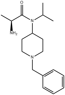 (S)-2-AMino-N-(1-benzyl-piperidin-4-yl)-N-isopropyl-propionaMide Struktur