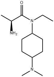 (S)-2-AMino-N-(4-diMethylaMino-cyclohexyl)-N-ethyl-propionaMide Struktur