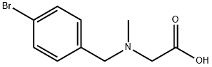 [(4-BroMo-benzyl)-Methyl-aMino]-acetic acid Struktur