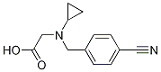 [(4-Cyano-benzyl)-cyclopropyl-aMino]-acetic acid Struktur