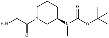 [(R)-1-(2-AMino-acetyl)-piperidin-3-yl]-Methyl-carbaMic acid tert-butyl ester Struktur