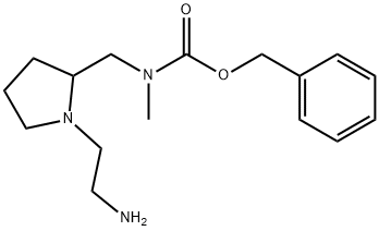 [1-(2-AMino-ethyl)-pyrrolidin-2-ylMethyl]-Methyl-carbaMic acid benzyl ester Struktur