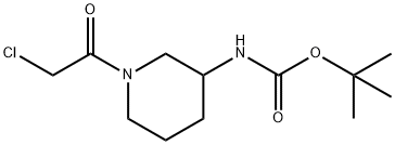 [1-(2-Chloro-acetyl)-piperidin-3-yl]-carbaMic acid tert-butyl ester Struktur