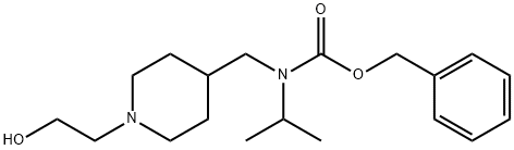 [1-(2-Hydroxy-ethyl)-piperidin-4-ylMethyl]-isopropyl-carbaMic acid benzyl ester Struktur