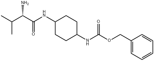 [4-((S)-2-AMino-3-Methyl-butyrylaMino)-cyclohexyl]-carbaMic acid benzyl ester Struktur