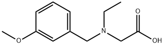 [Ethyl-(3-Methoxy-benzyl)-aMino]-acetic acid Struktur