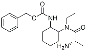 {2-[((S)-2-AMino-propionyl)-ethyl-aMino]-cyclohexyl}-carbaMic acid benzyl ester Struktur