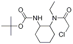 {2-[(2-Chloro-acetyl)-ethyl-aMino]-cyclohexyl}-carbaMic acid tert-butyl ester Struktur