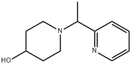 1-(1-Pyridin-2-yl-ethyl)-piperidin-4-ol Struktur