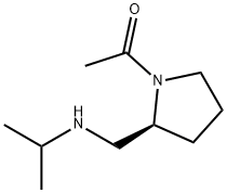 1-[(S)-2-(IsopropylaMino-Methyl)-pyrrolidin-1-yl]-ethanone Struktur