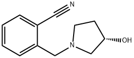 2-((S)-3-Hydroxy-pyrrolidin-1-ylMethyl)-benzonitrile Struktur