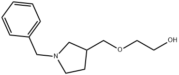 2-(1-Benzyl-pyrrolidin-3-ylMethoxy)-ethanol Struktur