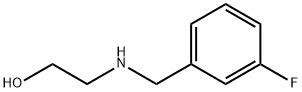 2-(3-Fluoro-benzylaMino)-ethanol Struktur