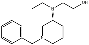 2-[((R)-1-Benzyl-piperidin-3-yl)-ethyl-aMino]-ethanol Struktur