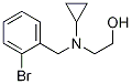 2-[(2-BroMo-benzyl)-cyclopropyl-aMino]-ethanol Struktur