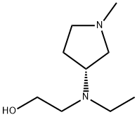 2-[Ethyl-((R)-1-Methyl-pyrrolidin-3-yl)-aMino]-ethanol Struktur