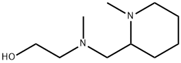 2-[Methyl-(1-Methyl-piperidin-2-ylMethyl)-aMino]-ethanol Struktur