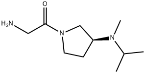 2-AMino-1-[(S)-3-(isopropyl-Methyl-aMino)-pyrrolidin-1-yl]-ethanone Struktur