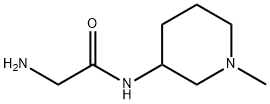 2-AMino-N-(1-Methyl-piperidin-3-yl)-acetaMide Struktur