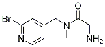 2-AMino-N-(2-broMo-pyridin-4-ylMethyl)-N-Methyl-acetaMide Struktur