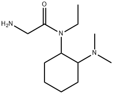 2-AMino-N-(2-diMethylaMino-cyclohexyl)-N-ethyl-acetaMide Struktur