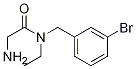 2-AMino-N-(3-broMo-benzyl)-N-ethyl-acetaMide Struktur