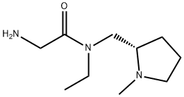 2-AMino-N-ethyl-N-((S)-1-Methyl-pyrrolidin-2-ylMethyl)-acetaMide Struktur