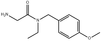 2-AMino-N-ethyl-N-(4-Methoxy-benzyl)-acetaMide Struktur