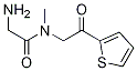 2-AMino-N-Methyl-N-(2-oxo-2-thiophen-2-yl-ethyl)-acetaMide Struktur