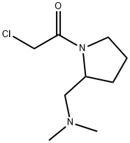 2-Chloro-1-(2-diMethylaMinoMethyl-pyrrolidin-1-yl)-ethanone Struktur