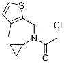 2-Chloro-N-cyclopropyl-N-(3-Methyl-thiophen-2-ylMethyl)-acetaMide Struktur