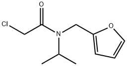 2-Chloro-N-furan-2-ylMethyl-N-isopropyl-acetaMide Struktur