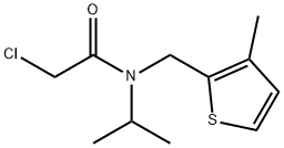 2-Chloro-N-isopropyl-N-(3-Methyl-thiophen-2-ylMethyl)-acetaMide Struktur